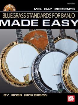 Paperback Bluegrass Standards for Banjo Made Easy Book/CD Set Book