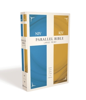 Hardcover Side-By-Side Bible-PR-NIV/KJV-Large Print [Large Print] Book