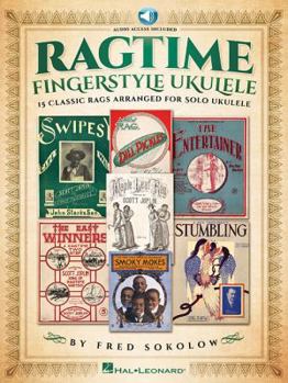 Paperback Ragtime Fingerstyle Ukulele: 15 Classic Rags Arranged for Solo Ukulele (Bk/Online Audio) Book