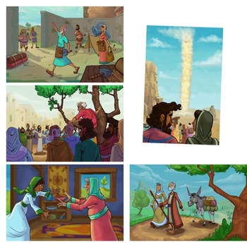 Vacation Bible School (Vbs) 2025 Road Trip Bible Story Poster Pack: On the Go with God