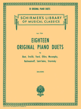 Paperback 18 Original Piano Duets: Schirmer Library of Classics Volume 1764 National Federation of Music Clubs 2024-2028 Piano Duet Book