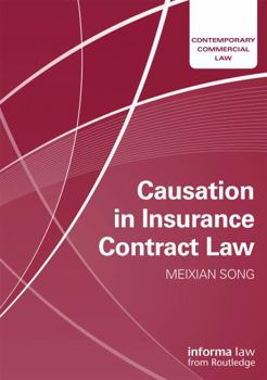 Hardcover Causation in Insurance Contract Law Book