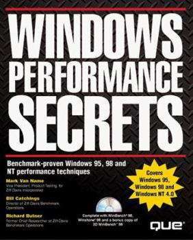 Paperback Windows Performance Secrets [With (2) Contains Winbench & Winstone] Book