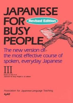 Paperback Japanese for Busy People III: Text Book
