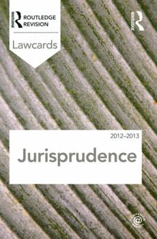 Paperback Jurisprudence Lawcards 2012-2013 Book