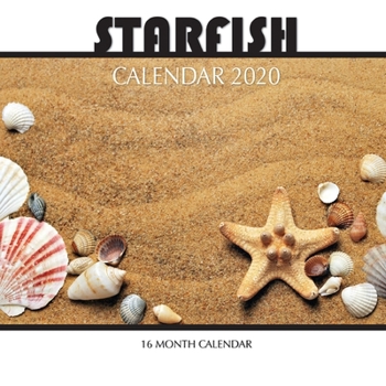 Paperback Starfish Calendar 2020: 16 Month Calendar Book