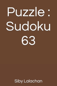 Paperback Puzzle: Sudoku 63 Book