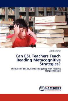 Paperback Can ESL Teachers Teach Reading Metacognitive Strategies? Book