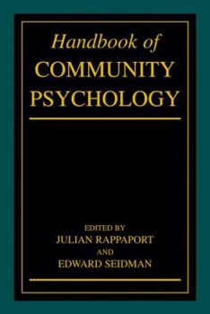 Handbook of Community Psychology