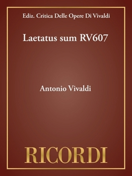 Laetatus Sum Rv607: Critical Edition Score
