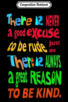 Composition Notebook: Kindness Rules  Journal/Notebook Blank Lined Ruled 6x9 100 Pages