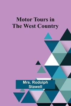 Paperback Motor Tours in the West Country Book