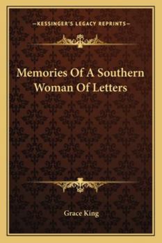 Paperback Memories Of A Southern Woman Of Letters Book