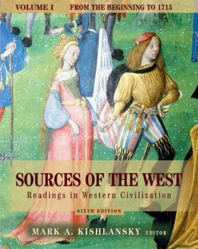 Paperback Sources of the West: Readings in Western Civilization, Volume I (from the Beginning to 1715) Book