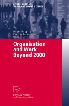 Paperback Organisation and Work Beyond 2000 Book
