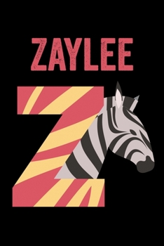 Paperback Zaylee: Animals Coloring Book for Kids, Weekly Planner, and Lined Journal Animal Coloring Pages. Personalized Custom Name Init Book