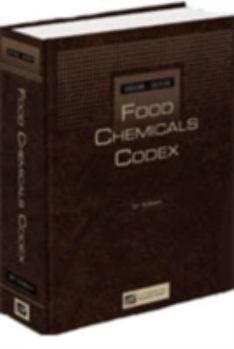 Hardcover Food Chemicals Codex 2008-09 Book