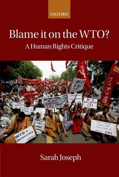 Hardcover Blame It on the WTO?: A Human Rights Critique Book