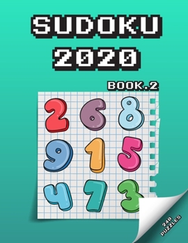 Paperback Sudoku 2020: page a day sudoku puzzles for the 2020 easy to hard Book.2 Book