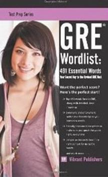 Paperback GRE Wordlist: 491 Essential Words Book