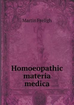 Paperback Homoeopathic materia medica Book
