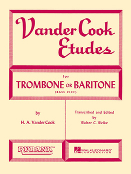 Paperback Vandercook Etudes for Trombone or Baritone Book