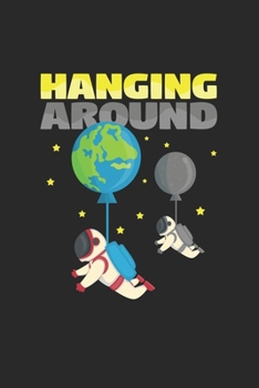 Hanging around: 6x9 Spaceman | dotgrid | dot grid paper | notebook | notes