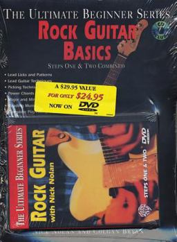 Paperback Ultimate Beginner Rock Guitar Basics Mega Pak: Book, CD & DVD Book
