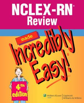 Paperback NCLEX-RN Review Made Incredibly Easy! [With CDROM] Book