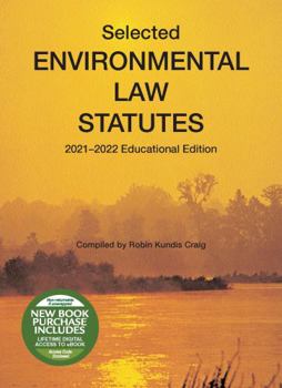 Paperback Selected Environmental Law Statutes, 2021-2022 Educational Edition (Selected Statutes) Book