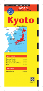 Map Kyoto Travel Map Fourth Edition Book