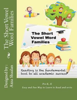 Paperback The short Vowel Word Families [Large Print] Book
