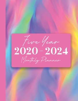 2020-2024 Five Year Monthly Planner: 60 Monthly Calendars with Monthly Focus, Goals, and To-Do List