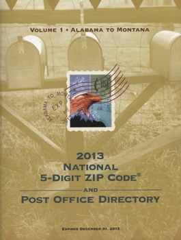 Paperback Zip Code Directory, 2013: 2 Volumes Book
