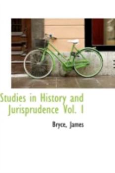 Paperback Studies in History and Jurisprudence Vol. I Book