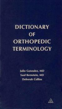 Hardcover Dictionary of Orthopedic Terminology Book