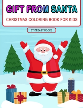 Paperback Gift From Santa Coloring Book For Kids Book