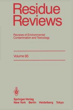 Paperback Residue Reviews: Reviews of Environmental Contamination and Toxicology Book