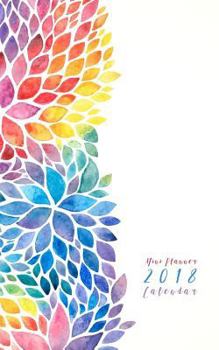 Paperback Mini Planner 2018 Calendar: (Small Monthly Planner Watercolor Flower 5x8) Book