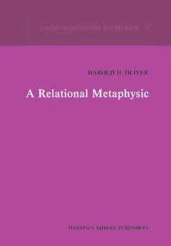 Hardcover A Relational Metaphysic Book
