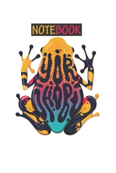 Cute Notebook Frogs Cartoon Cover: Lined Notebook, Diary, Track, Log & Journal - Gift for Kids, Teens, Men, Women (6"x9" 120 Pages)