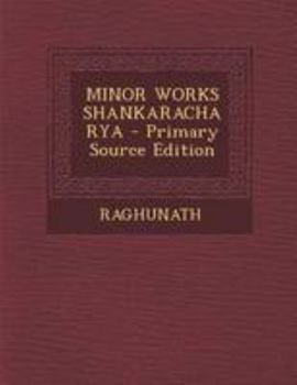 Paperback Minor Works Shankaracharya Book