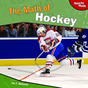 Library Binding The Math of Hockey Book