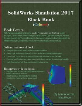 Paperback SolidWorks Simulation 2017 Black Book (Colored) Book