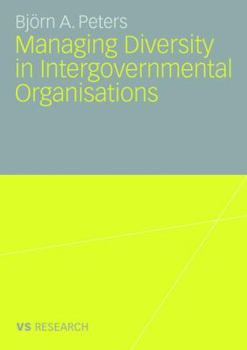 Paperback Managing Diversity in Intergovernmental Organisations Book