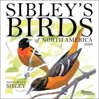 Calendar Sibley's Birds of North America 2026 Wall Calendar Book