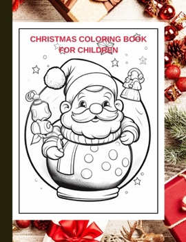 Paperback Christmas Coloring Book for Children Book