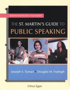 Paperback Workbook to Accompany the St. Martin's Guide to Public Speaking Book