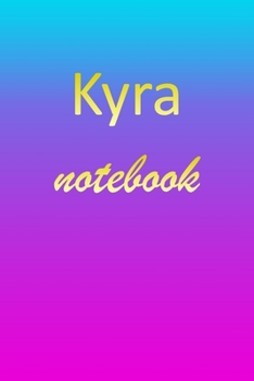 Paperback Kyra: Blank Notebook - Wide Ruled Lined Paper Notepad - Writing Pad Practice Journal - Custom Personalized First Name Initia Book