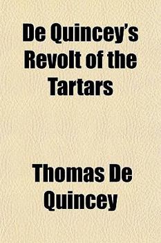 Paperback de Quincey's Revolt of the Tartars Book